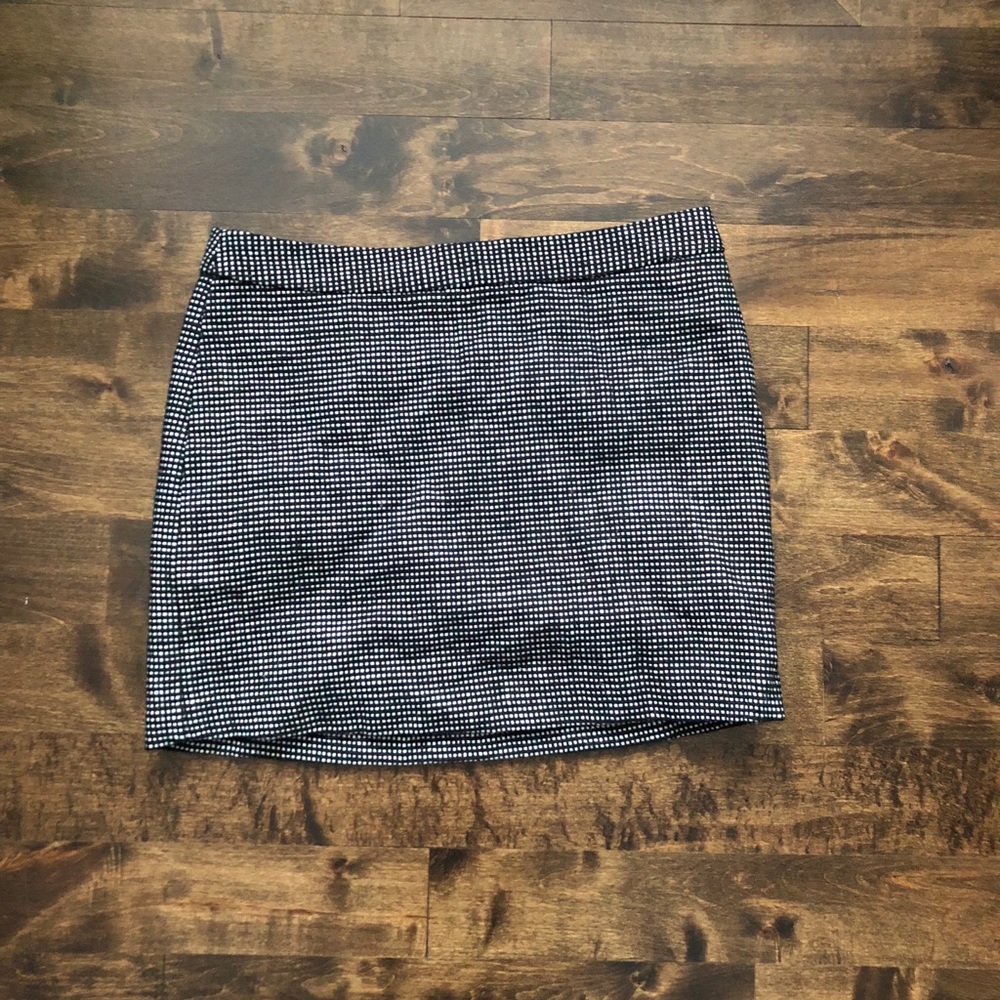 Gap Plaid Mini Shirt Black & White